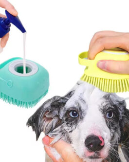 Pet Silicone Bath Brush